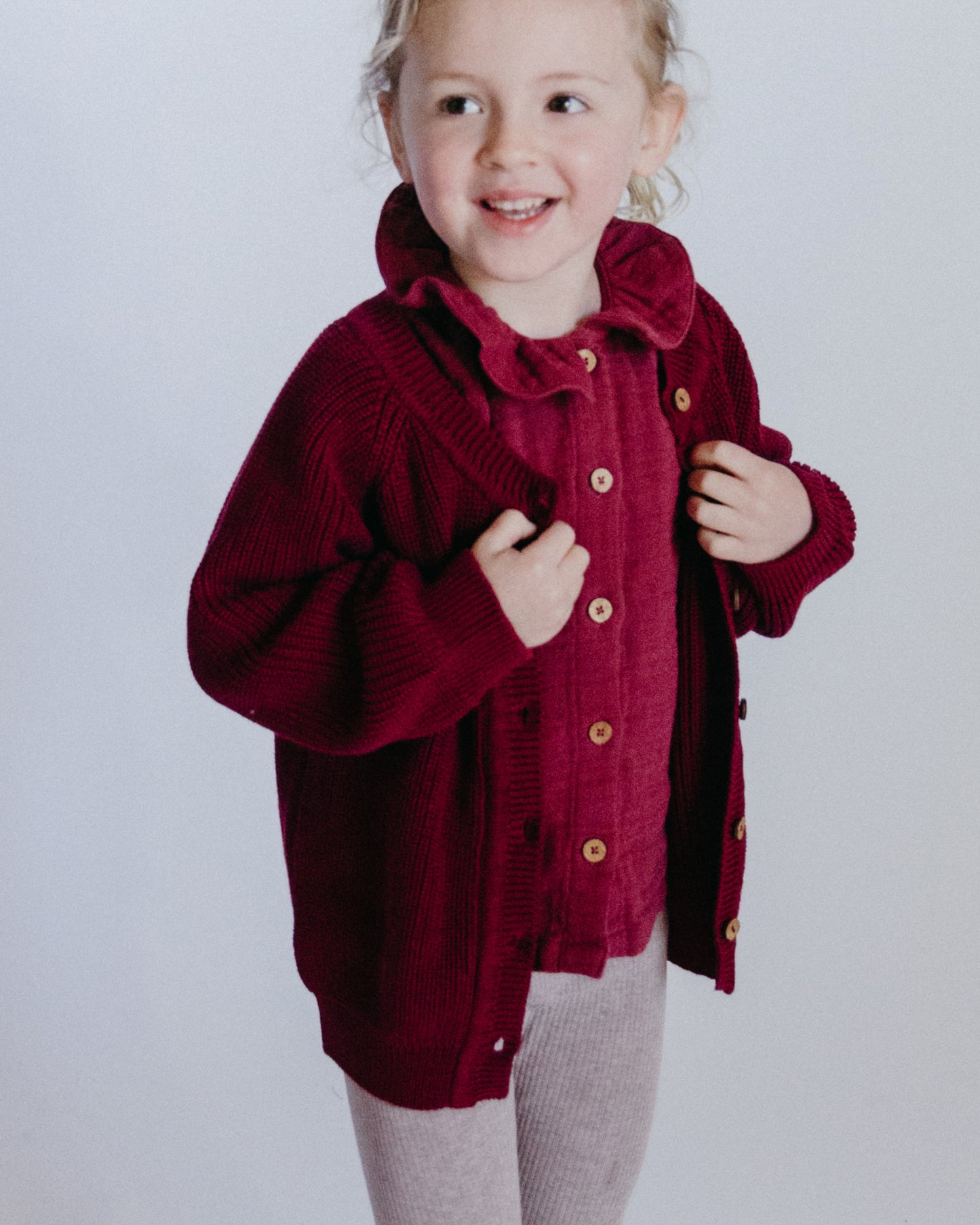 Ojai Sweater in Berry